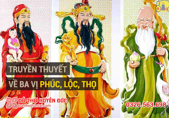 Truyền thuyết về ba vị Phúc, Lộc, Thọ