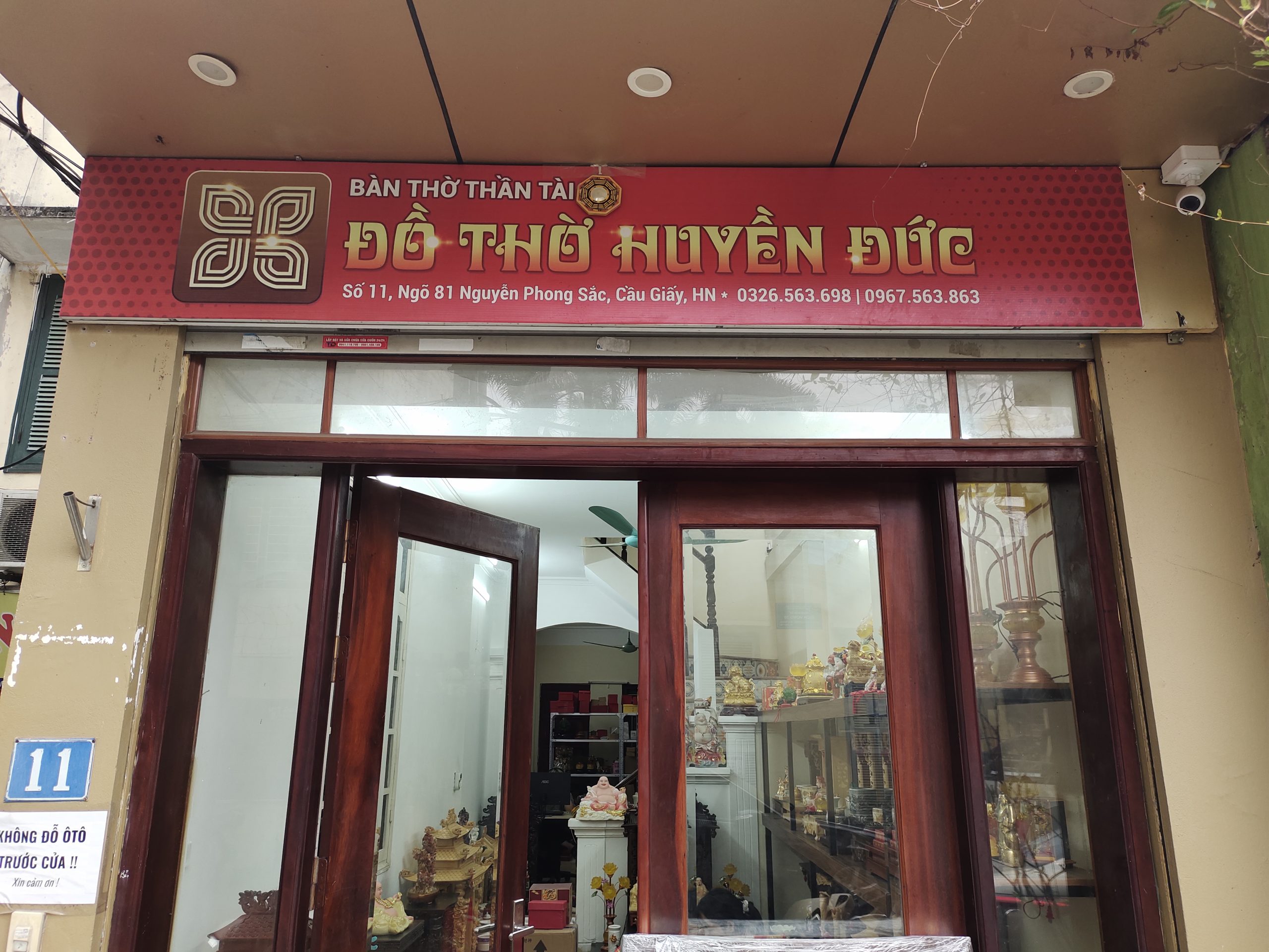 Cửa hàng Đồ Thờ Huyền Đức, số 11 ngõ 81 Nguyễn Phong Sắc, Cầu Giấy, Hà Nội
