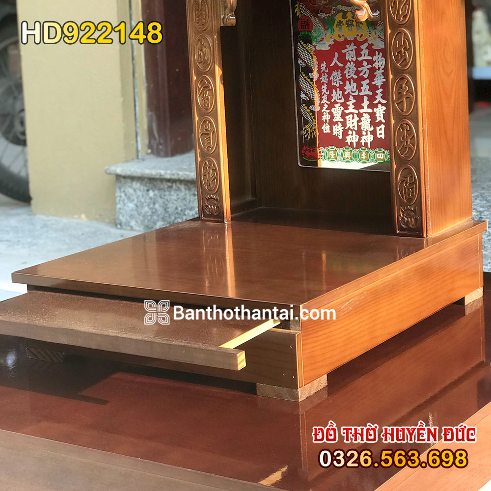 Bàn thờ Thần Tài Mái bằng HD922148