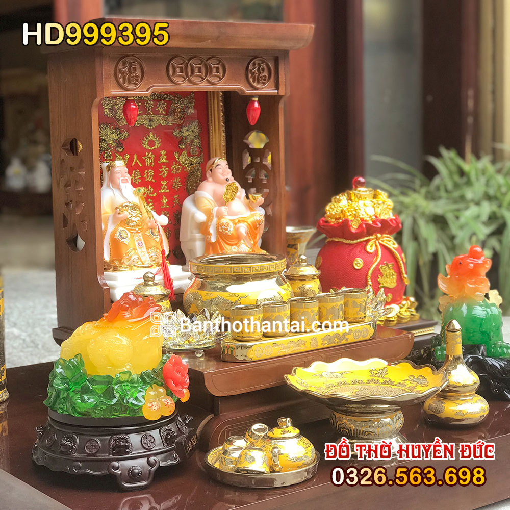 Bộ bàn thờ Thần Tài Hiện đại Kim sa HD999395