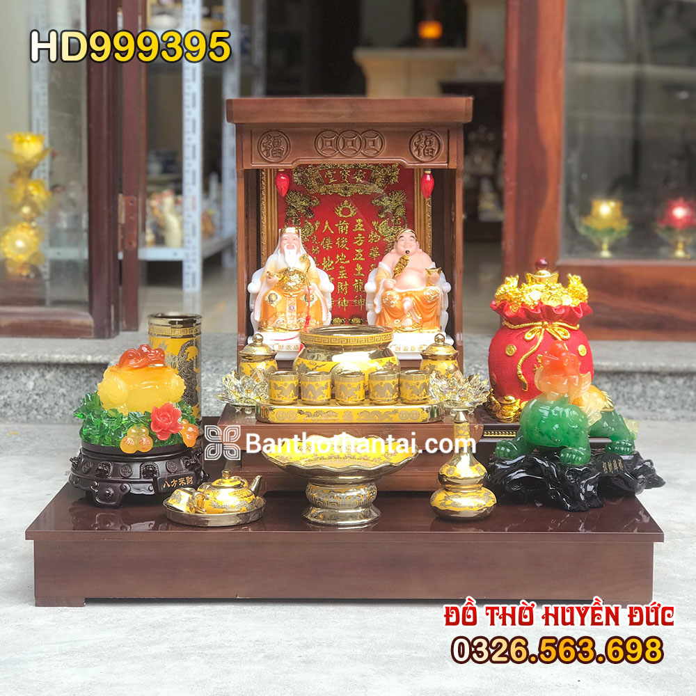 Bộ bàn thờ Thần Tài Hiện đại Kim sa HD999395