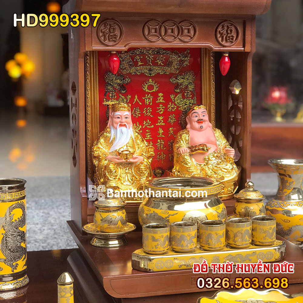 Bộ bàn thờ Thần Tài Hiện đại Kim sa HD999397