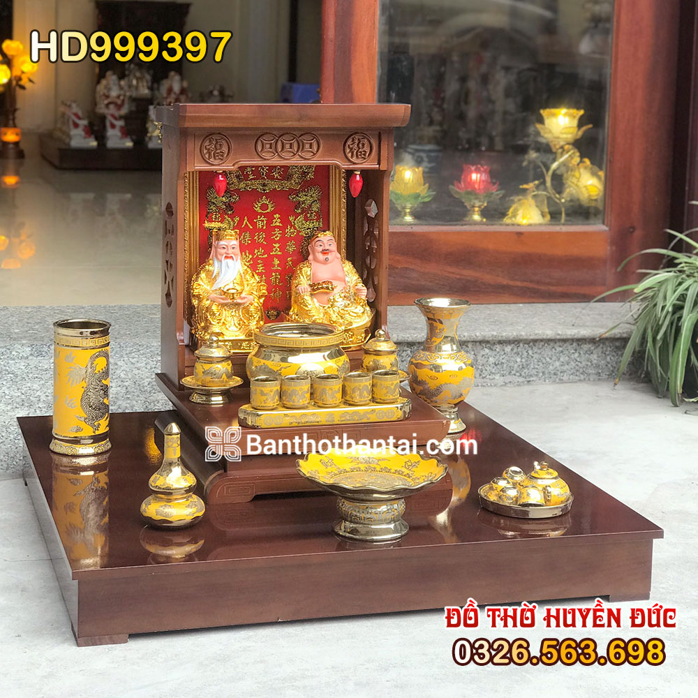 Bộ bàn thờ Thần Tài Hiện đại Kim sa HD999397