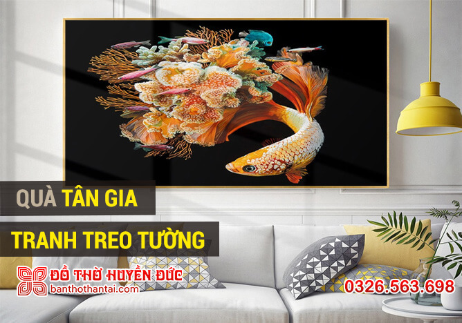 Quà tân gia tranh treo tường