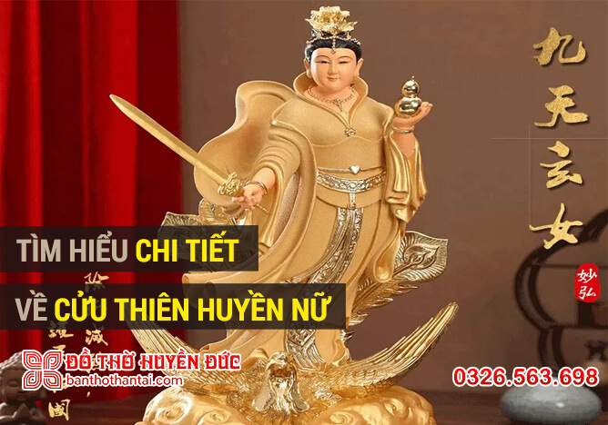 Sự tích Cửu Thiên Huyền Nữ  9 hình ảnh tượng Cửu Thiên Huyền Nữ   EUVietnam Business Network EVBN