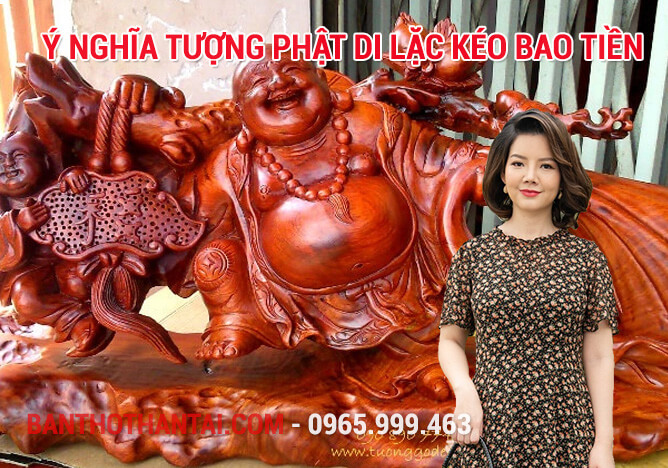 Ý nghĩa Tượng Phật Di Lặc kéo bao tiền