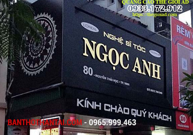 Biển quảng cáo Salon tóc 15