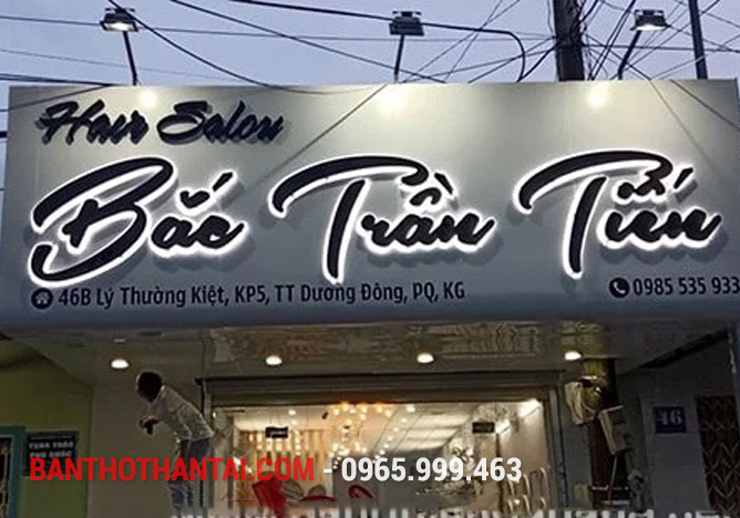 Biển quảng cáo Salon tóc 3