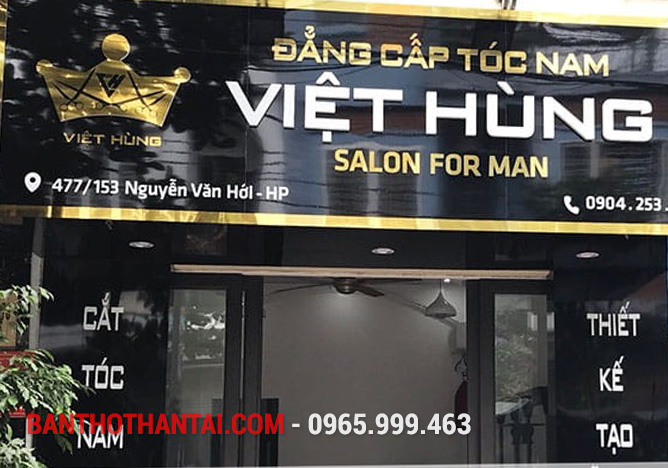 Biển quảng cáo Salon tóc 9