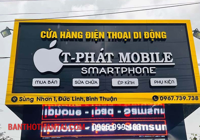 Biển quảng cáo cửa hàng điện thoại 4