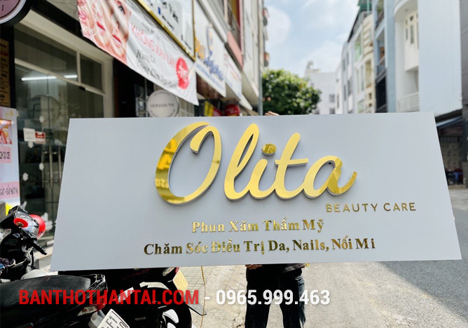 Biển quảng cáo cửa hàng nail 13