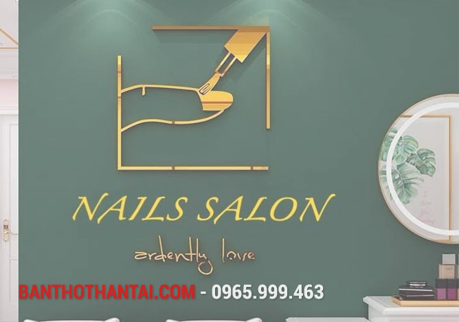 Biển quảng cáo cửa hàng nail 14