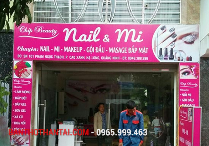 Biển quảng cáo cửa hàng nail 25