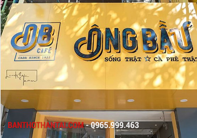 Biển quảng cáo quán Cafe 1