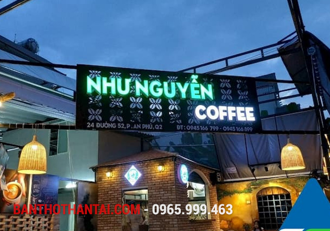 Biển quảng cáo quán Cafe 4